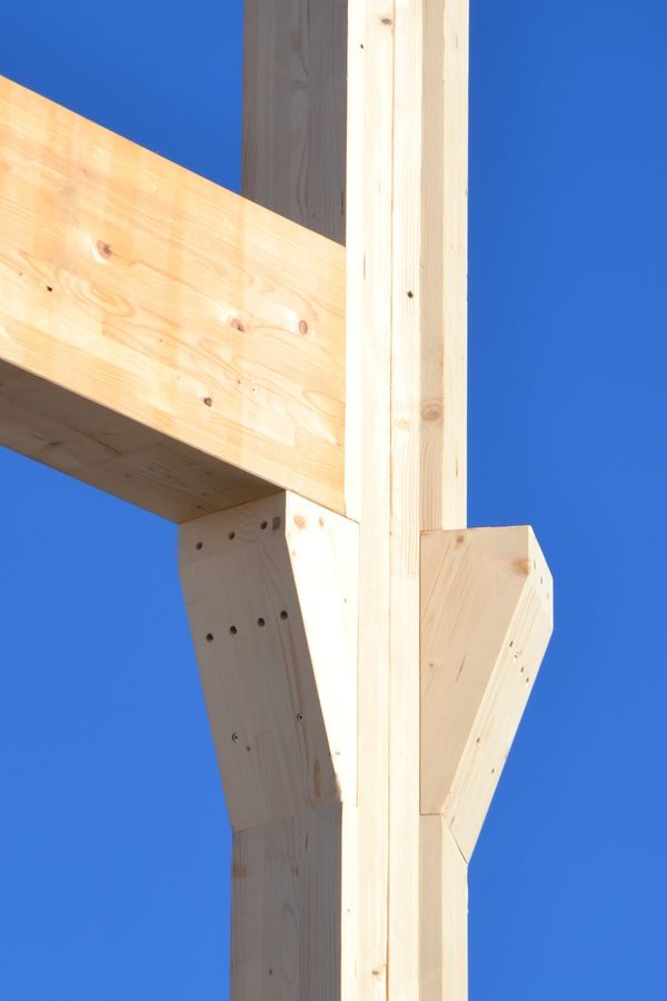 Verbindung zweier Holzbauelemente