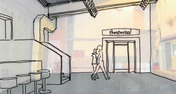 Innenansicht einer Umnutzungsplanung